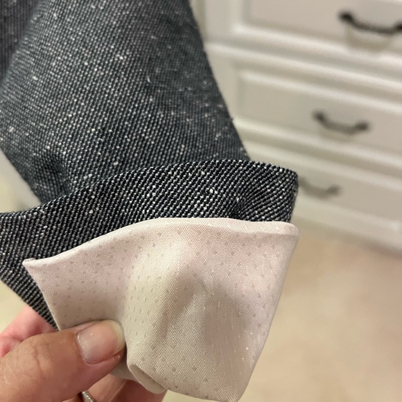 Ann Taylor Suiting | tweed Gray lined pencil skirt suit sz 4 - Picture 11 of 11